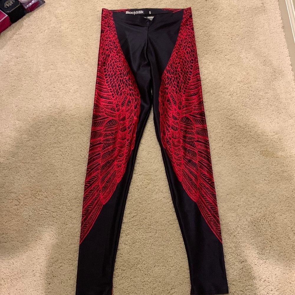 Blackmilk Red Bloodwing original leggings